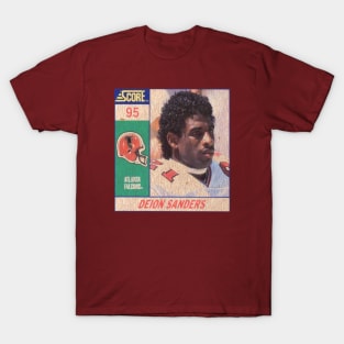 Retro Deion Rookie Card T-Shirt